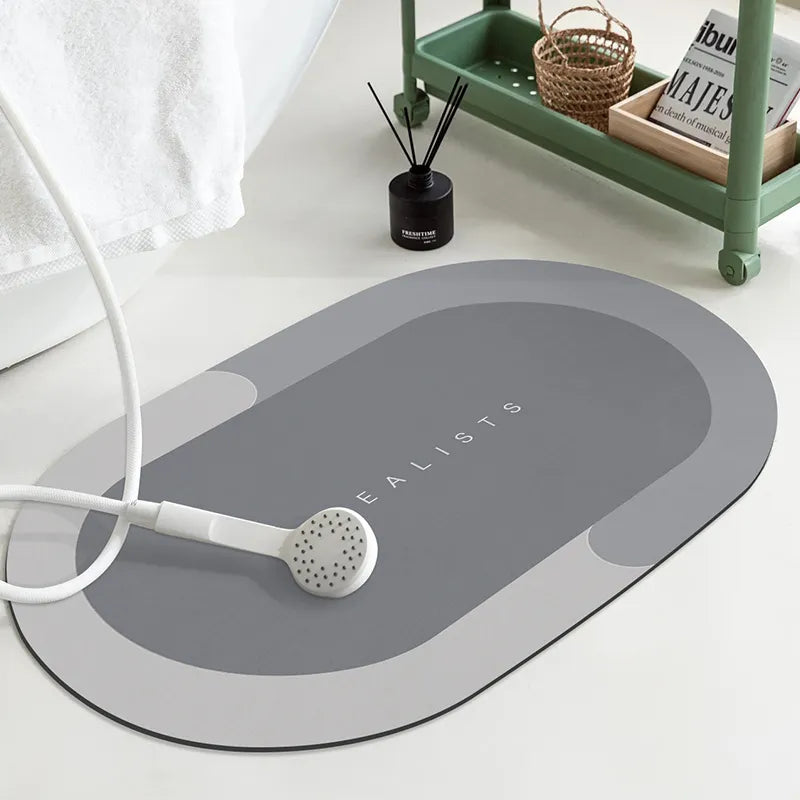 Alfombra de baño antideslizante súper absorbente, alfombra de baño de secado rápido, alfombra para ducha, alfombrillas para puerta de entrada de cocina, alfombrilla para el suelo del hogar