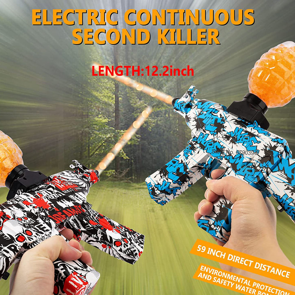 Pistola de chorro de Gel eléctrica AK47, pistola de juguete, pistola de Bola De Agua automática con 15000 hidrogel, pistolas de juego de tiro al aire libre para regalo de niños