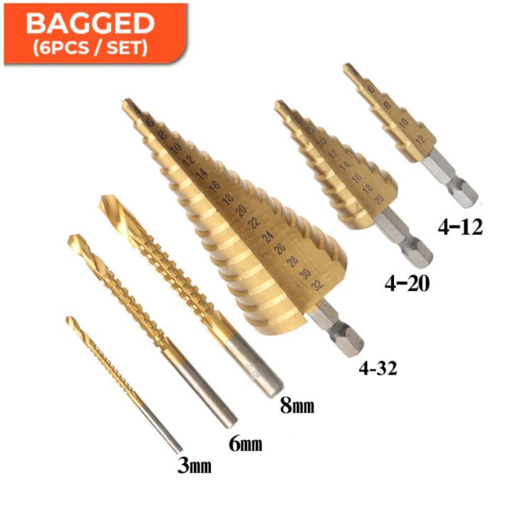 Juego de Brocas de Titanio(6pcs)