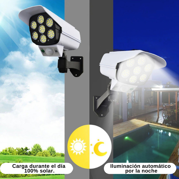 Foco led solar - Tipo camara
