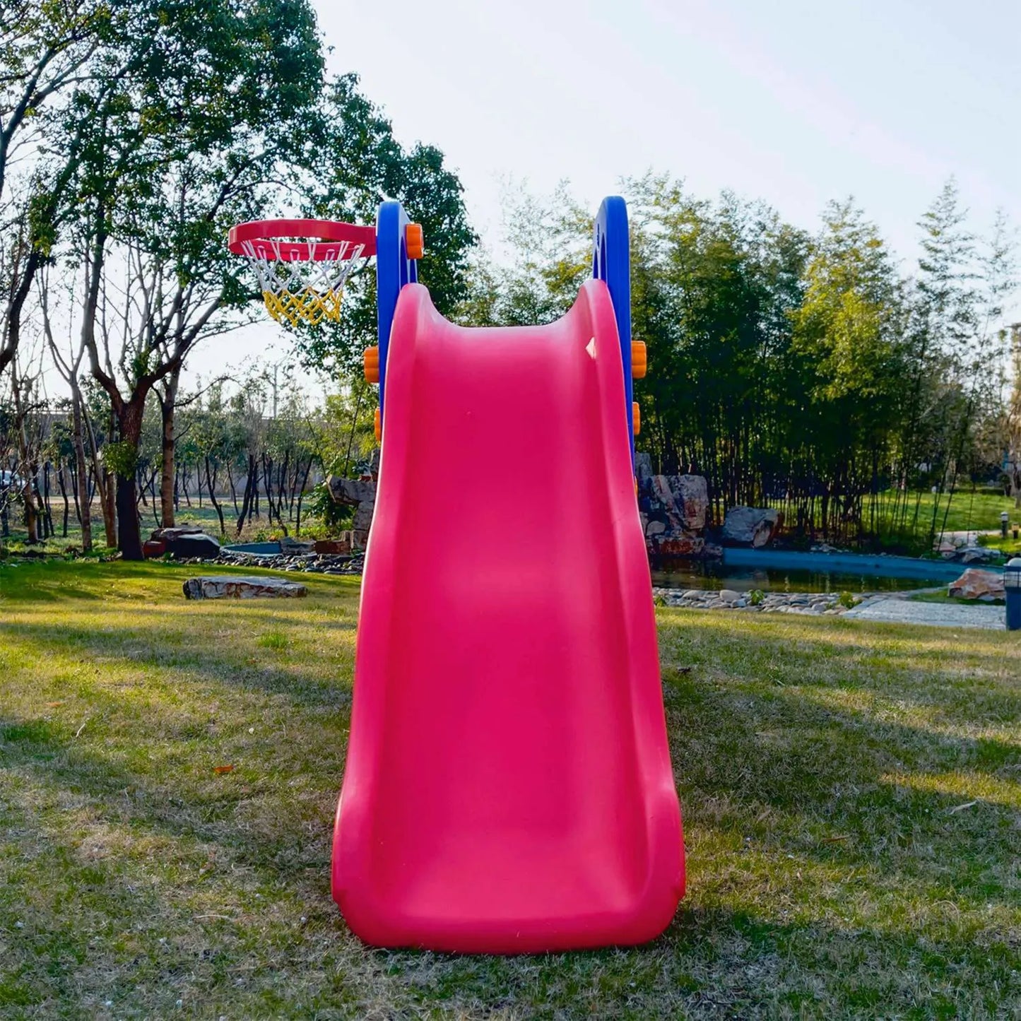 Resbaladera y Aro 2en1